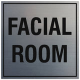 Signs ByLITA Square Facial Room Sign - Easy Installation | Durable Material