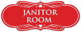 Signs ByLITA Designer Janitor Room Sign - Easy Installation | Durable Wall or Door Sign
