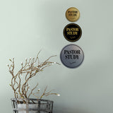 Signs ByLITA Circle Pastor Study Wall or Door Sign