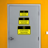 Classic Framed Plus All Visitors And Drivers Must Report To Reception Wall or Door Sign | Bilingual Spanish and English Workplace Safety Signage
