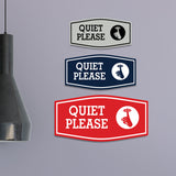 Signs ByLITA Fancy Quiet Please Wall or Door Sign