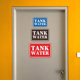 Signs ByLITA Classic Framed Tank Water Door or Wall Sign | Eco-Friendly Home Signs