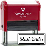 All Quality Rush Order Self-Inking Rubber Stamp | Business and Packaging Stamps