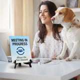 Signs ByLITA Meeting in Progress. Please Do Not Disturb (6x8 Table Sign)