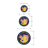Circle Plus U.S. Military Veterans: Home of Heroes Door or Wall Sign Honor Veterans with Military Signs | US Pride | Veteran Gratitude and Discount Signs