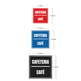 Signs ByLITA Square Cafeteria Door or Wall Sign | Spanish Bilingual Business and Office Signs