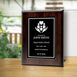 Donor and Patron Gratitude Custom Plaque |Easel Mount Option | Recognition and Service Personalizable Plaque