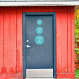 Circle Plus This Door To Be Kept Locked When Not In Use Wall or Door Sign | Funny Naughty Décor