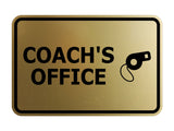 Signs ByLITA Classic Framed Coach's Office Wall or Door Sign