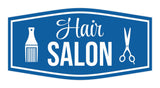 Signs ByLITA Fancy Hair Salon Easy Installation | Durable Construction | Barbers | Grooming and Styling | Hair Wall or Door Sign