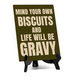 Family Home Decor Table Signs 6x8 Easy Installation | Great For Hospitality Venues, Parties & Homes | Funny Novelty Gifts