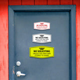 Signs ByLITA Fancy No Soliciting, Unless You Have War Stories to Share Easy Installation | Honor Veterans with Military Signs | US Pride | Businesses and Homes Wall or Door Sign