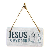 Inspirational and Motivational Religious 5x10 Hanging Plus Wall or Door Sign
