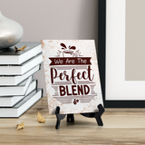 Coffee Lover's Table Sign with Acrylic Stand (6x8“) | Coffee Lovers | Office & Home Table Signs