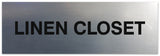 Signs ByLITA Basic Linen Closet Sign - Easy Installation | Durable Material