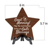 Good Morning Star Table Sign | Family Home Decor | Church And Home Table Signs