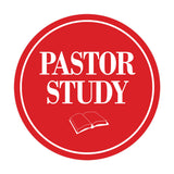 Signs ByLITA Circle Pastor Study Wall or Door Sign
