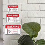 Classic Framed Plus Warning Hot Glass Will Cause Burns. Do Not Touch Glass Until Cooled. Never Allow Children To Touch Glass. Door or Wall Sign