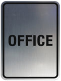 Signs ByLITA Portrait Round Office Sign - Laser-Engraved Lettering | Durable ABS Plastic | Vibrant Colors | Powerful Foam Tape