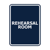 Signs ByLITA Portrait Round Rehearsal Room Door or Wall Sign Easy Installation | Directing Artists & Co-Workers | Music | Concert | Festivals