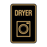 Signs ByLITA Portrait Round Dryer Wall or Door Sign