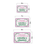 Classic Framed Plus In this house we eat real Tacos with cebolla y cilantro Door or Wall Sign | Funny Spanish Signs For Stores & Businesses