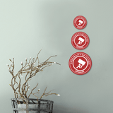Circle Plus Possibility of Tilting Beware Wall or Door Sign | Safety Signs For Babies and Toddlers Daycare