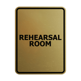 Signs ByLITA Portrait Round Rehearsal Room Door or Wall Sign Easy Installation | Directing Artists & Co-Workers | Music | Concert | Festivals