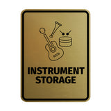 Signs ByLITA Portrait Round Instrument Storage Door or Wall Sign Easy Installation | Directing Artists & Co-Workers | Music | Concert | Festivals