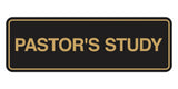 Signs ByLITA Standard Pastor's Study Wall or Door Sign