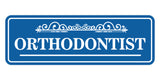 Signs ByLITA Standard Orthodontist Tooth Graphic Dentist Office Decor Wall or Door Sign