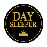 Signs ByLITA Circle Day Sleeper Wall or Door Sign