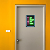 Portrait Round Plus Don't Interrupt, We're Grinding Wall or Door Sign | Easy Installation | Gaming | Home Decor