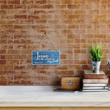 Jesus Is The Anchor Of My Soul Hebrews 6:19 5x10 Hanging Plus Wall or Door Sign | Religious Home Decor