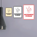 Signs ByLITA Portrait Round Instrument Storage Door or Wall Sign Easy Installation | Directing Artists & Co-Workers | Music | Concert | Festivals