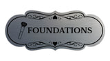 Signs ByLITA Designer Foundations Makeup Area Wall or Door Sign