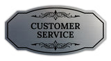 Signs ByLITA Victorian Customer Service Department Graphic Wall or Door Sign