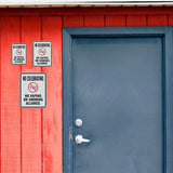 Portrait Round Plus No Celebrating No Vaping Or Smoking Allowed. Wall or Door Sign | Funny Office Décor