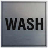 Signs ByLITA Square Wash Sign - Easy Installation | Durable Material