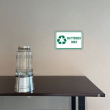 Classic Framed Plus Batteries Only Door or Wall Sign | Health & Safety Signage