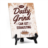 Coffee Lover's Table Sign with Acrylic Stand (6x8“) | Coffee Lovers | Office & Home Table Signs