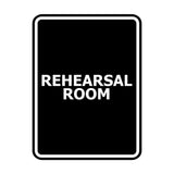 Signs ByLITA Portrait Round Rehearsal Room Door or Wall Sign Easy Installation | Directing Artists & Co-Workers | Music | Concert | Festivals
