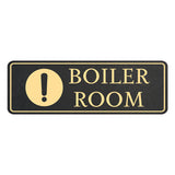 Standard Plus Boiler Room Wall or Door Sign | Workplace Safety Signage