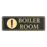 Standard Plus Boiler Room Wall or Door Sign | Workplace Safety Signage