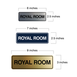 Signs ByLITA Standard Royal Room Wall or Door Sign