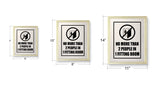 Designs ByLITA No More than 2 People In One Fitting Room, Wall Print Art | Retail Store Decoration (Unframed or Framed)
