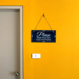 Please Wash Your Own Cups And Dishes 5x10 Hanging Plus Wall or Door Sign | Home & Office Décor