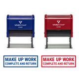 All Quality Make Up Work Complete And Return Self-Inking Rubber Stamp