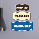 Fancy Marina Shop Wall or Door Sign