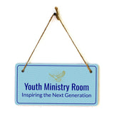 Signs ByLITA Place of Worship Room Signs 5x10 Hanging Plus Wall or Door Sign